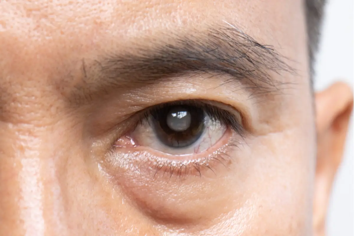 Primer plano ojo de hombre
