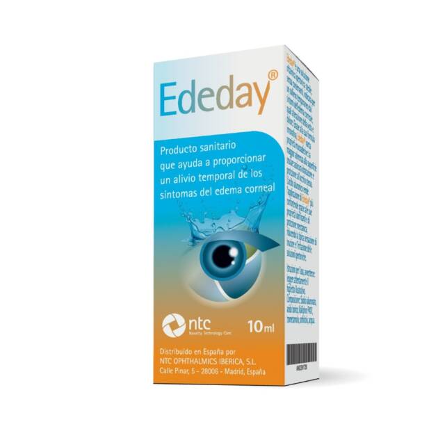 Solución Oftálmica para alivio de edema corneal