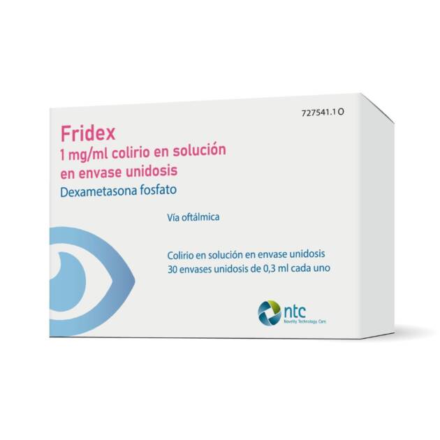 Colirio para el tratamiento de patologías inflamatorias no infecciosas